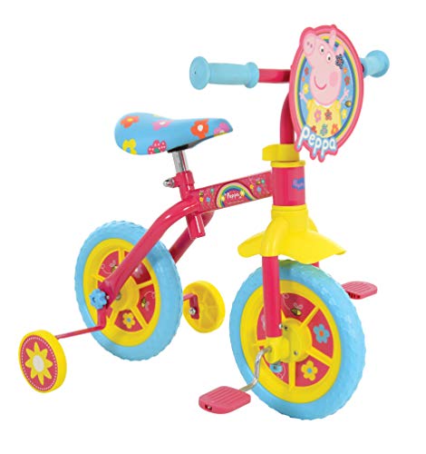 Peppa Pig M004176 2in1 - Entrenamiento para bicicleta, 25,4 cm, multicolor