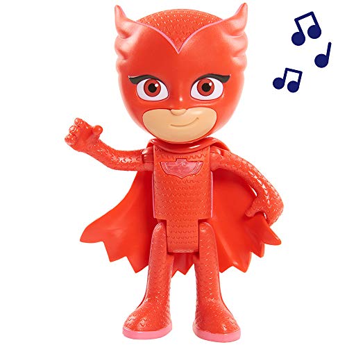 PJ Masks- Buhíta Súper Figura con Voz, Color Rojo (Bandai 24857)