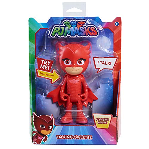 PJ Masks- Buhíta Súper Figura con Voz, Color Rojo (Bandai 24857)