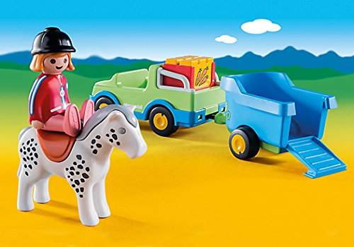 PLAYMOBIL - Coche con Remolque (69580)