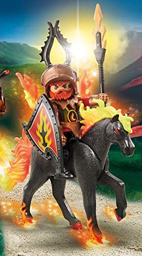 PLAYMOBIL Novelmore Caballo de Fuego con Jinete 9882