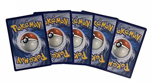 Pok Pokemon - Tarjetas sin doble (50 unidades, 1 V, GX o EX o VMAX Pokemon Tarjeta + 2 Tarjetas Brillantes Regalo + 1 Tarjetas Rare! + 1 Heartforcards® Toploader Sleeve