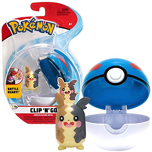 Pokemon Figuras del Juego con Pokeball Clip N Go | Figuras de Acción, Figuras del Juego:Morpeko