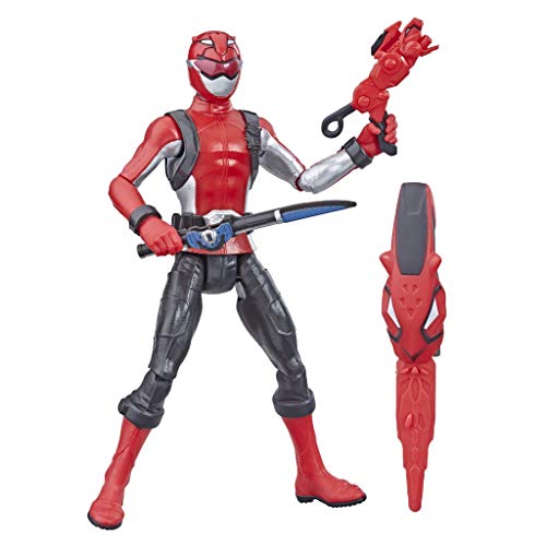 Power Rangers- Figura de acción Beast Morphers Ranger Rojo 15 cm, Multicolor (Hasbro E5941ES0)