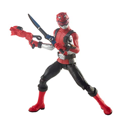 Power Rangers- Figura de acción Beast Morphers Ranger Rojo 15 cm, Multicolor (Hasbro E5941ES0)