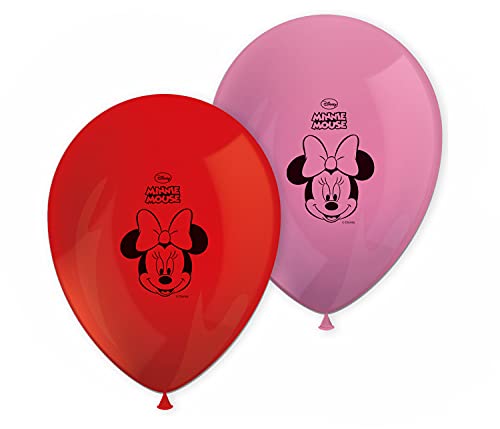 Procos Pr84934 Generique - Globos Inflables (8 Unidades), Diseño de Minnie