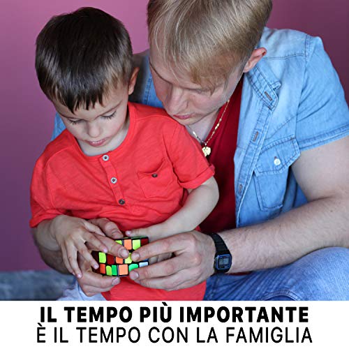 Pucico Cubo magico 3x3 Original Speedcube de Ultima generacion | Cube Profesional Puzzle de Velocidad Juego Mental para Niños y Adultos | Rompecabezas Antiestres No toxico Facil Giro Super Duradero