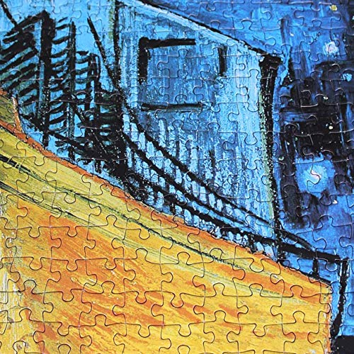 Puzle de 1000 piezas, puzle de Van Gogh, Cafe Terraza por la noche, puzle de 1000 piezas para adultos y niños a partir de 8 años, puzle Jigsaw Puzzle pedagógico de liberación de estrés juguete