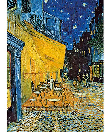 Puzle de 1000 piezas, puzle de Van Gogh, Cafe Terraza por la noche, puzle de 1000 piezas para adultos y niños a partir de 8 años, puzle Jigsaw Puzzle pedagógico de liberación de estrés juguete