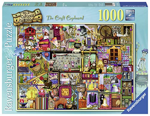 Ravensburger Puzzle 1000 Piezas, Colin Thompson The Craft Cupboard, Colección Fantasy, Puzzle para Adultos, Jigsaw Puzzle Ravensburger de óptima calidad