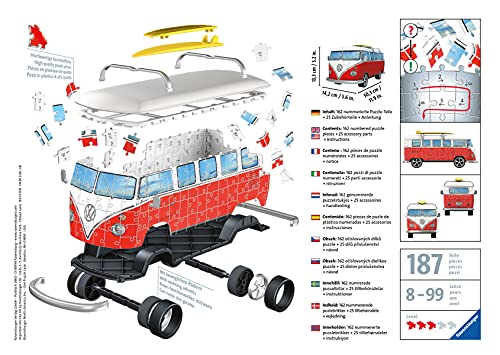 Ravensburger Puzzle 3D 12531 Volkswagen T1