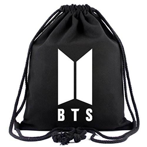 ReNice Big BTS Gifts Set for Army - 1 BTS Drawstring Bag / 8 BTS Tarjetas Transparentes / 2 BTS Soporte de Timbre para el teléfono / 1 BTS Lanyard / 1 BTS mascarilla