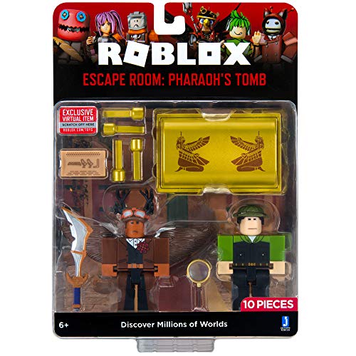 Roblox ROB0336 Escape Room: The Pharoah 's Tomb Game Pack [Incluye Exclusivo artículo Virtual]