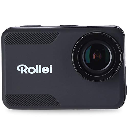 Rollei Action-Cam 6S Plus I - Cámara sumergible, 4 K, 30 fps, sumergible hasta 10 m de profundidad, cámara lenta, función Loop, color negro