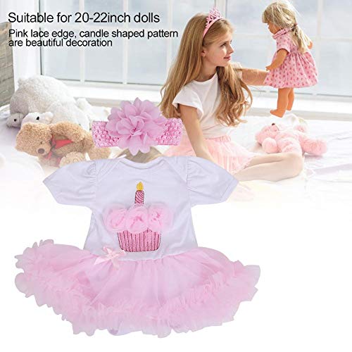 Ropa de Muñecos Pequeños Ropa Para Muñecas de Bebé Trajes Lindos Ropa Para Bebés Niñas Juguetes Para Muñecas Vestido Muñeca de Simulación Para decoración Accesorios Para Muñecas de 20-22 Pulgadas