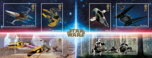 Royal Mail - Paquete de presentación de Star Wars (sellos fijos), APR470