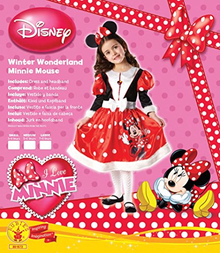 Rubbies - Disfraz de Minnie Mouse para niña, talla L (7-9 años) (881872L)