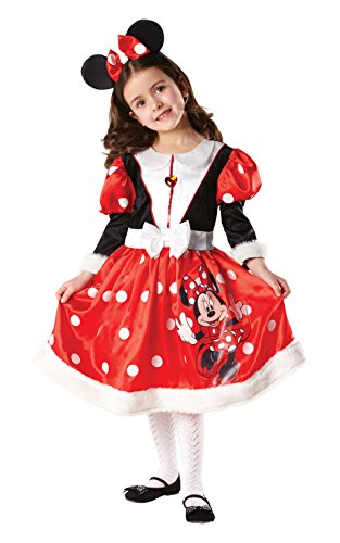 Rubbies - Disfraz de Minnie Mouse para niña, talla L (7-9 años) (881872L)