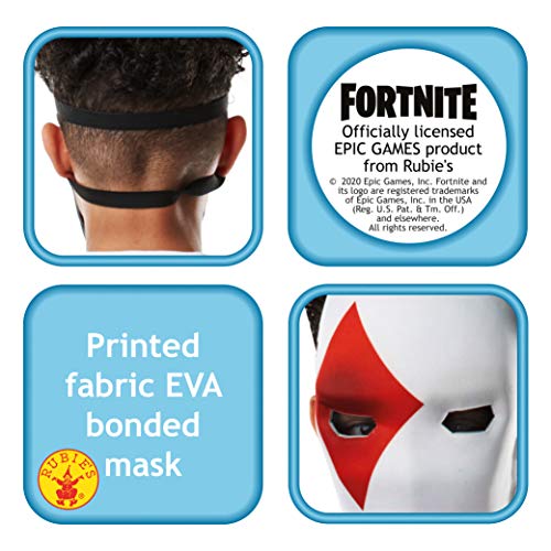 Rubies´s- Official Fortnite Wild Card Mask Disfraz, Multicolor (Rubie's 300540NS)