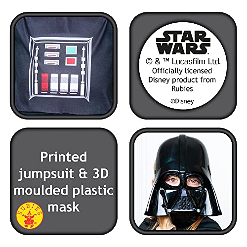 Rubies Star Wars Darth vader Disfraz, dibujo animado, multicolor, L (Rubie's 641066L)