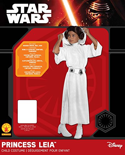 Rubies's – Disfraz oficial de Disney Star Wars - Princesa Leia, niña – pequeño, edades 3-4