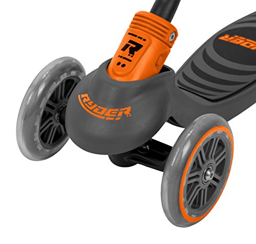 Saica- Patinete 3 Ruedas Ryder Neo, Color Naranja, 12 cm (3401)