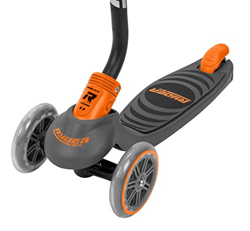 Saica- Patinete 3 Ruedas Ryder Neo, Color Naranja, 12 cm (3401)