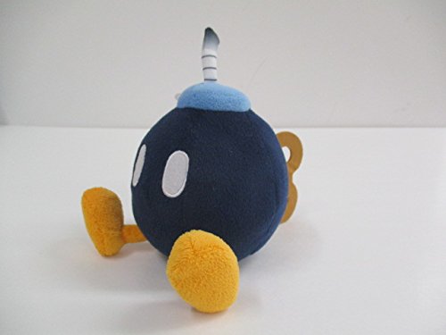 Sanei Super Mario All Star Collection 5" Bob-omb Plush, Small