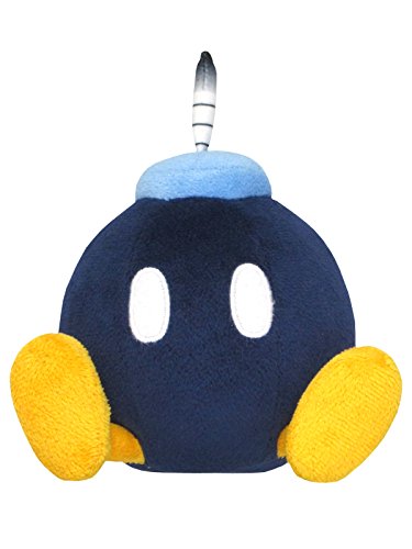 Sanei Super Mario All Star Collection 5" Bob-omb Plush, Small