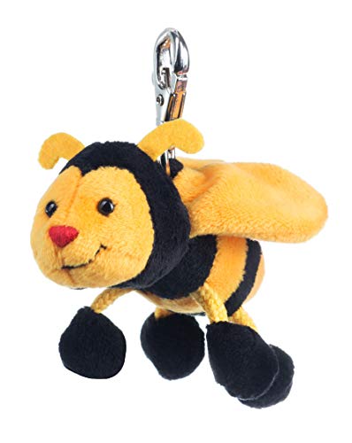 Schaffer 0247 - Llavero de Peluche, diseño de Abeja Sabiene, Color Amarillo y Negro