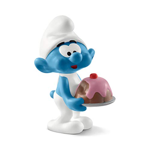 Schleich- Pitufo Goloso Smurfs Figura, Multicolor, 5.30 cm (20815)