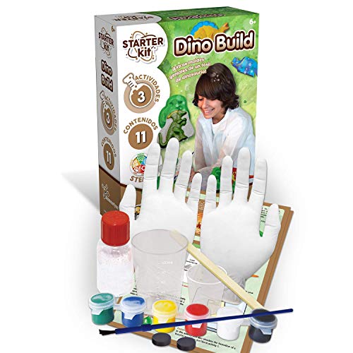 Science4you-Starter Kit Dino Build – Construye tu Dinosaurio, Juguete Científico y Educativo, Primeros Pasos, Fósiles para Niños 8 Años (80002585)