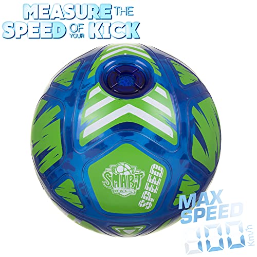 Smart Ball Speed Football, Pelota de fútbol para Hablar, Mide y te Dice tu Velocidad de Patada,, diseño Innovador, Regalo Ideal para Mayores de 6 años