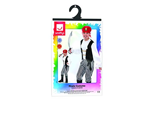 Smiffy de - Pirate Costume Kids Costume Buccaneer Pirate Gr. Talla S 4-6 años.115-128cm