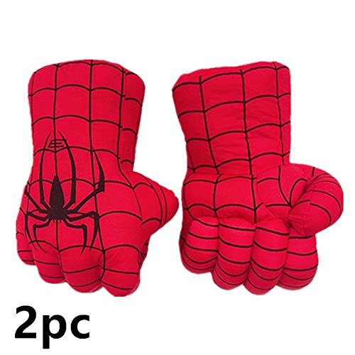 SPOTOR Guantes de Capitán América Niño Vengadores Hulk/Spiderman/Capitán América/Guantes de Thanos Accesorios Cosplay niño niña Halloween superhéroe Juego puño Fiesta Regalo