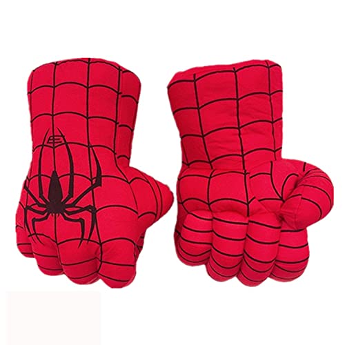 SPOTOR Guantes de Capitán América Niño Vengadores Hulk/Spiderman/Capitán América/Guantes de Thanos Accesorios Cosplay niño niña Halloween superhéroe Juego puño Fiesta Regalo