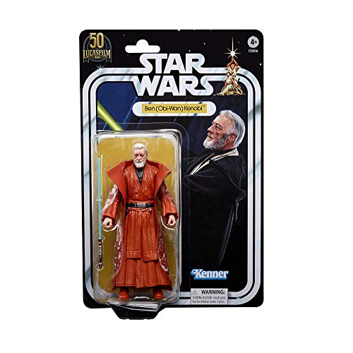 Star Wars The Black Series - Ben (OBI-WAN) Kenobi a Escala de 15 cm - 50.º Aniversario de Lucasfilm - Figura de la trilogía Original de Star Wars