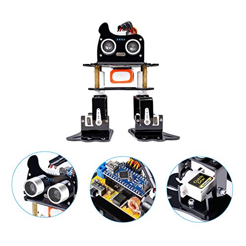 SUNFOUNDER Robotics Kit, 4-DOF Dancing Sloth Programmable DIY Robot Kit for Teenagers 14+ and Adults with Tutorial