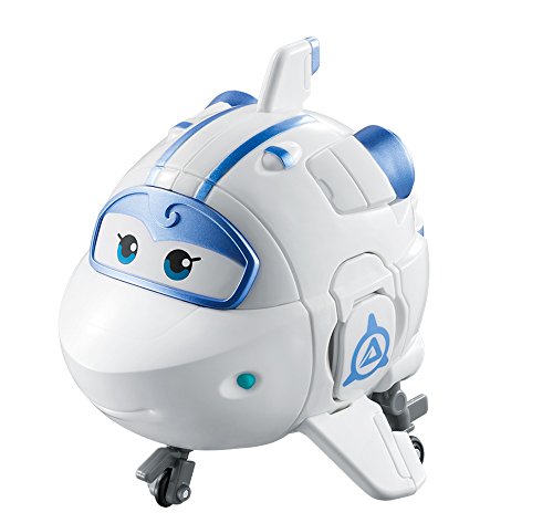 Super Wings Super Wings-EU720024 Auldeytoys EU720024 Astra a-BOT Spielzeugfigur Transformer Mini, White, Color