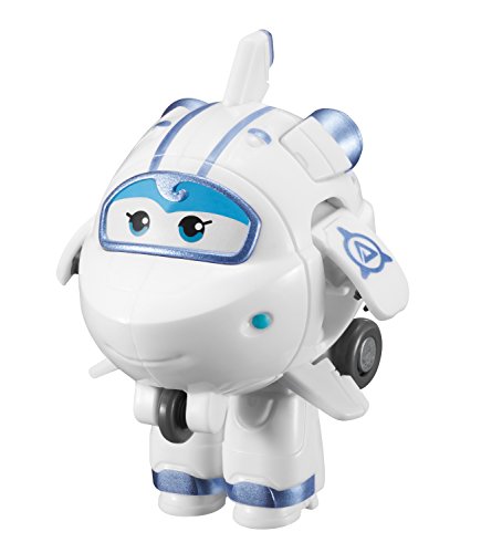 Super Wings Super Wings-EU720024 Auldeytoys EU720024 Astra a-BOT Spielzeugfigur Transformer Mini, White, Color