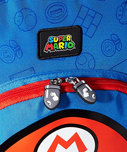 SUPERMARIO Mochila Americano Azul Super Mario Azul