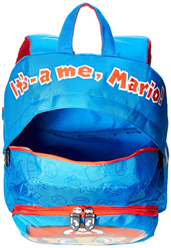 SUPERMARIO Mochila Americano Azul Super Mario Azul