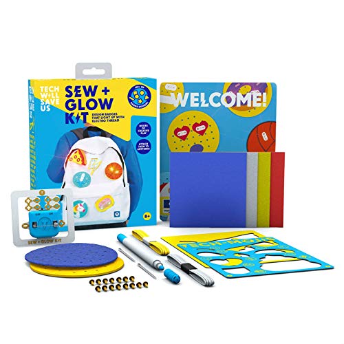 Tech Will Save Us Coser y Glow Kit | Educativa de Costura y artesanía Juguete, 8 años en adelante