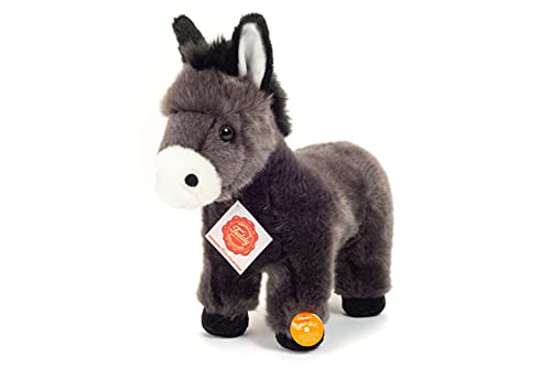 Teddy Hermann 90256 Burro de pie 25 cm, Peluche