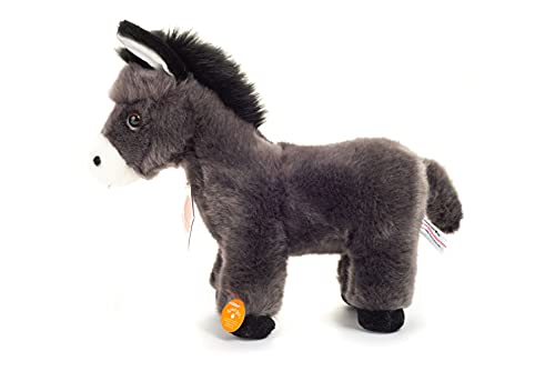 Teddy Hermann 90256 Burro de pie 25 cm, Peluche