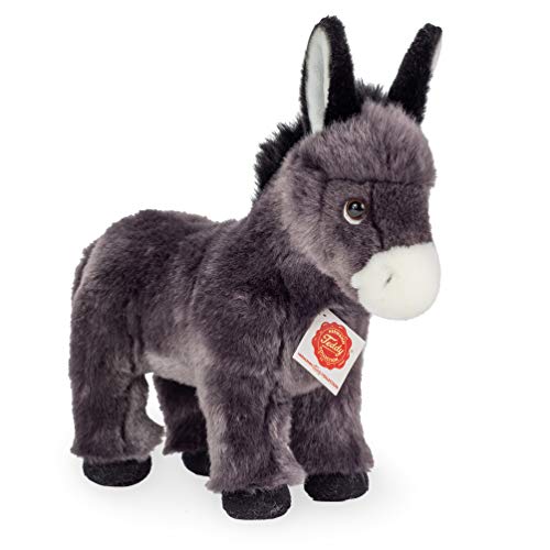 Teddy Hermann 90256 Burro de pie 25 cm, Peluche