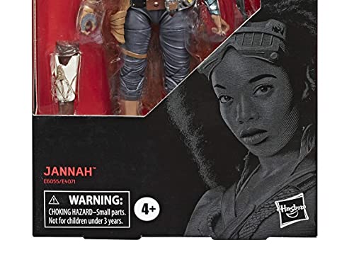 The Black Series Star Wars Jannah Toy The Rise of Skywalker 6" Scale Collectible Action Figure, Kids Ages 4 & Up