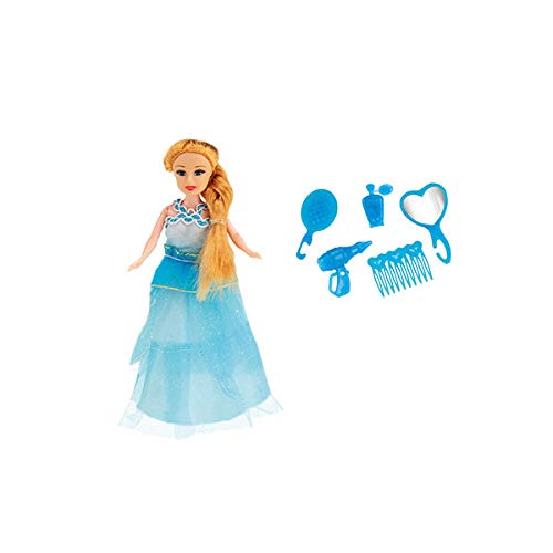 Toi-Toys 12879A Ice Princess - Juego de Helado de Princesa de Caballo con cantería y muñeca, Color Azul Licencia Juego de Juguetes, Multicolor