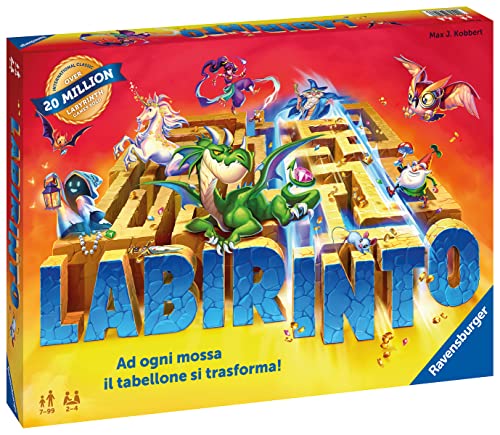 TOYLAND - Labirinto, 1 Jugador (Ravensburger 026447-WM) versión en Italiano