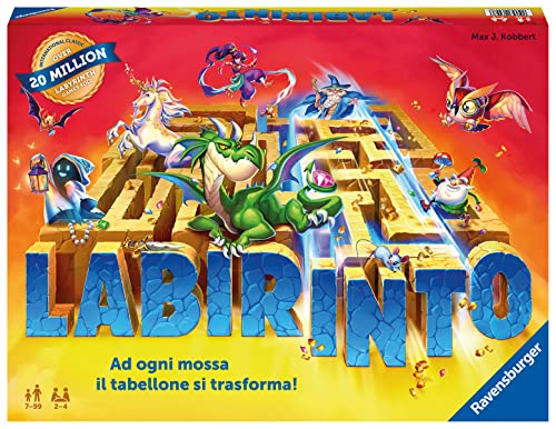 TOYLAND - Labirinto, 1 Jugador (Ravensburger 026447-WM) versión en Italiano